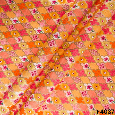 Pure Banarasi Silk Fabric- F4037